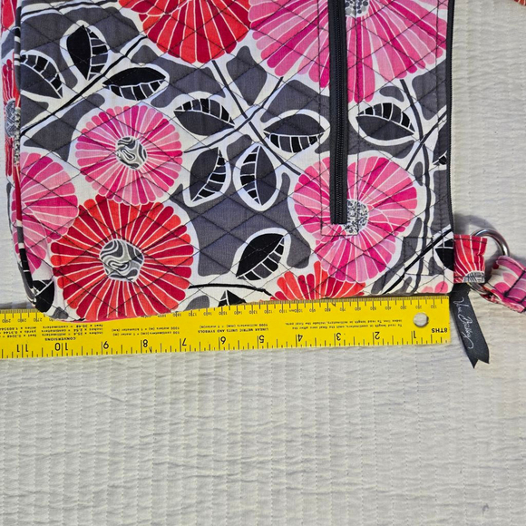 Vera Bradley Cherry Blossoms Quilted Hipster Floral Crossbody Bag - Picture 7 of 10